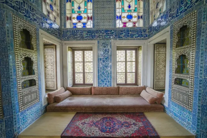 Framed Print : Summerhouse interior at Topkapi Palace, UNESCO World Heritage Site, Istanbul, Turkey Framed Print : Summerhouse interior at Topkapi Palace, UNESCO World Heritage Site, Istanbul, Turkey