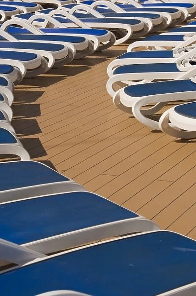 Sun deck, cruise ship