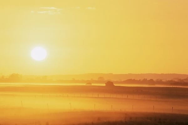 Sun and fields, Robe, South Australia, Australia, Pacific
