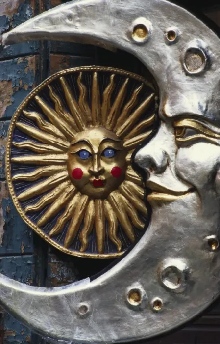 Framed Print : Sun and Moon Venetian Carnival Masks, Italy Framed Print : Sun and Moon Venetian Carnival Masks, Italy