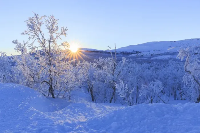 Framed Print : The sun rises from the peaks on the border of Sweden and Norway, Riskgransen, Norbottens Ian Framed Print : The sun rises from the peaks on the border of Sweden and Norway, Riskgransen, Norbottens Ian