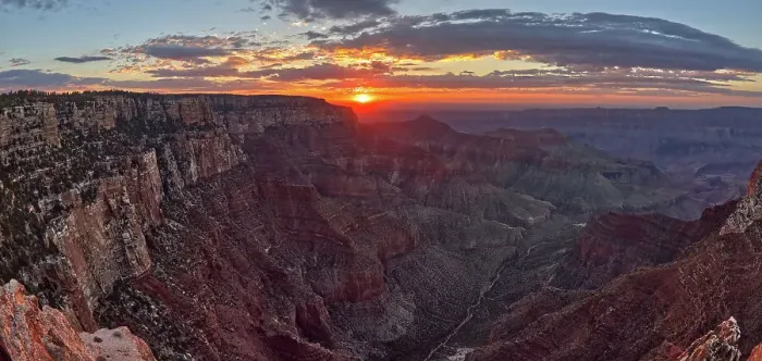 Framed Print : The sun rising at Grand Canyon North Rim, viewed from the Angels Window Overlook at Cape Royal, Grand Canyon National Park, UNESCO World Heritage Site, Arizona, United States of America, North America Framed Print : The sun rising at Grand Canyon North Rim, viewed from the Angels Window Overlook at Cape Royal, Grand Canyon National Park, UNESCO World Heritage Site, Arizona, United States of America, North America
