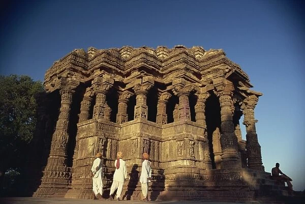 The Sun Temple, built by King Bhimbev in the 11th century, Modhera, Gujarat state