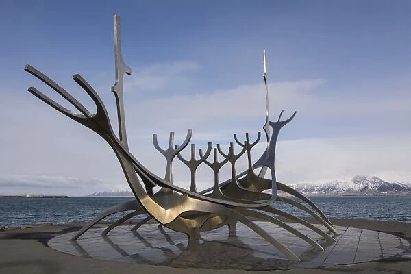 Sun Voyager Sculpture, Reykjavik, Iceland, Polar Regions