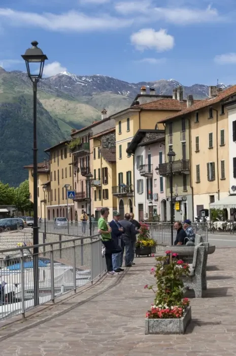 Framed Print : Sunday morning meeting, Domaso, Italian Lakes, Lombardy, Italy, Europe Framed Print : Sunday morning meeting, Domaso, Italian Lakes, Lombardy, Italy, Europe