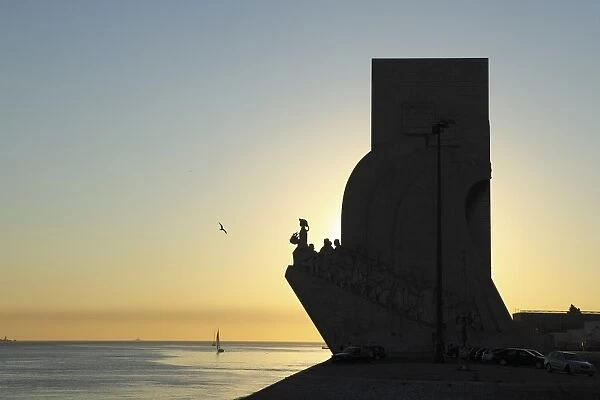 Sundown at the Monument to the Discoveries (Padrao dos Descobrimentos) by the River Tagus
