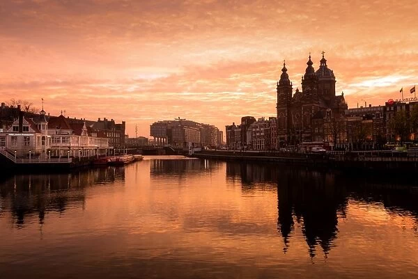 Sunrise, Amsterdam, Netherlands, Europe