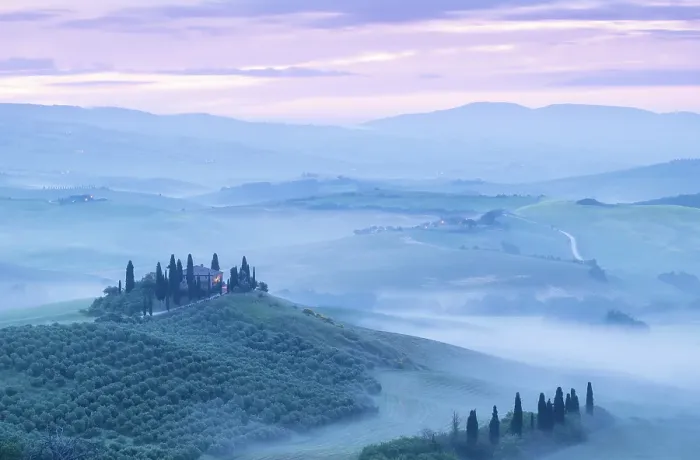 Framed Print : Sunrise over Belvedere, Val d'Orcia, UNESCO, Tuscany, Italy Framed Print : Sunrise over Belvedere, Val d'Orcia, UNESCO, Tuscany, Italy