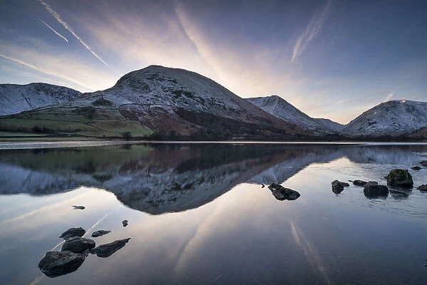 Sunrise over Brothers Water and Hartstop in Cumbria, The English Lake District, England