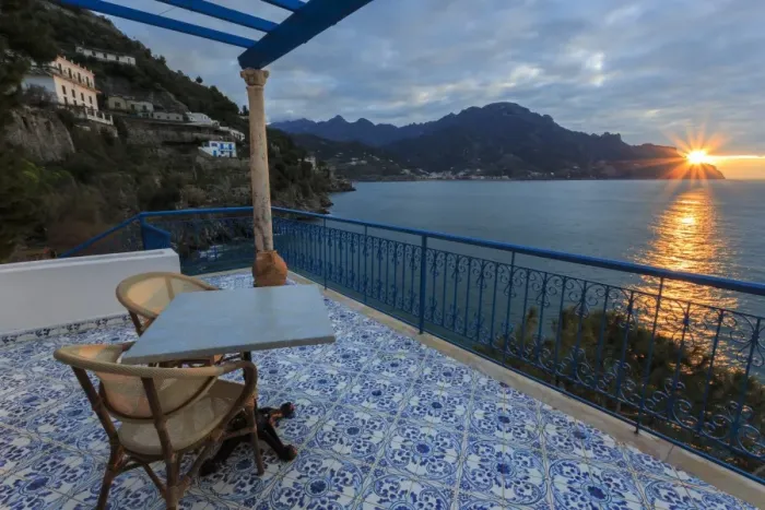 Framed Print : Sunrise, dawn on the Costiera Amalfitana (Amalfi Coast), UNESCO World Heritage Site Framed Print : Sunrise, dawn on the Costiera Amalfitana (Amalfi Coast), UNESCO World Heritage Site