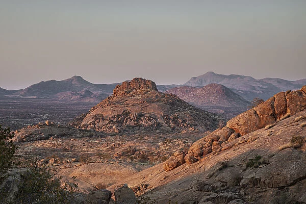 Sunrise in the Erongo Mountains, Namibia, Africa