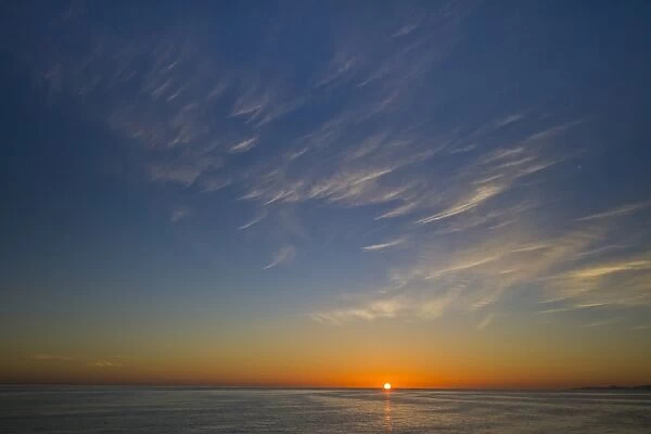 Sunrise, Gulf of California (Sea of Cortez), Baja California, Mexico, North America
