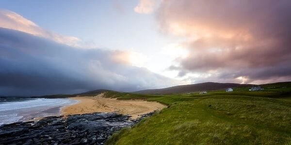 Sunrise on the Isle of Harris, Outer Hebrides, Scotland, United Kingdom, Europe