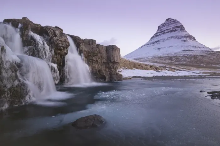 Framed Print : Sunrise at Kirkjufellsfoss and Kirkjufell Mountain, Snaefellsnes Peninsula, Iceland Framed Print : Sunrise at Kirkjufellsfoss and Kirkjufell Mountain, Snaefellsnes Peninsula, Iceland