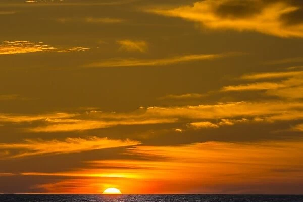 Sunrise near Los Islotes, The Islets, Baja California Sur, Mexico, North America