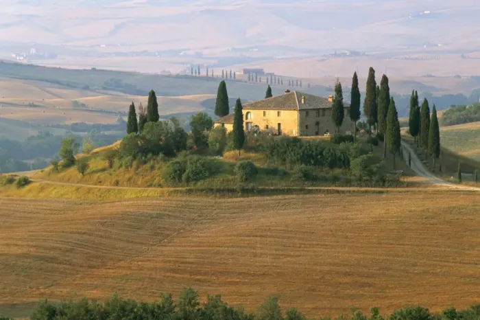 Framed Print : Sunrise near San Quirico d Orcia, Val d Orcia, Siena province, Tuscany Framed Print : Sunrise near San Quirico d Orcia, Val d Orcia, Siena province, Tuscany