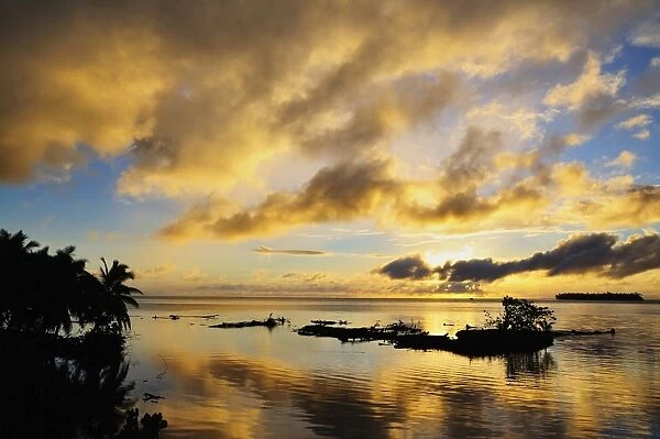Sunrise, Raiatea, French Polynesia, South Pacific Ocean, Pacific