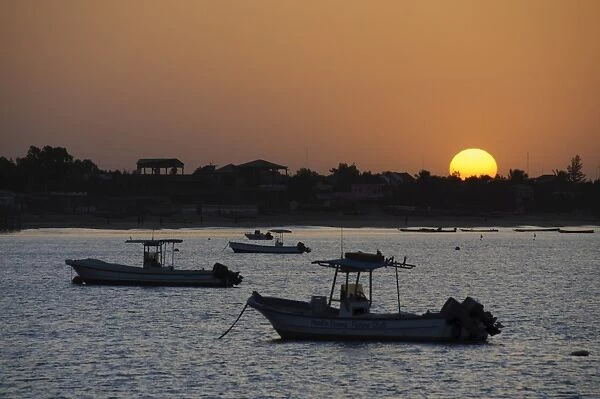 Sunrise at Saly, Senegal, West Africa, Africa