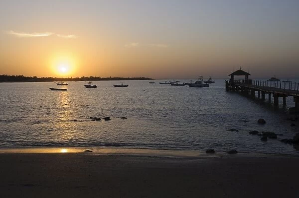 Sunrise at Saly, Senegal, West Africa, Africa