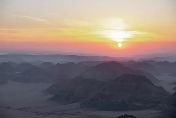 Framed Print : Sunrise from the top of the Umm ad Dami mountain, the highest point in the country, Jordan, Middle East Framed Print : Sunrise from the top of the Umm ad Dami mountain, the highest point in the country, Jordan, Middle East
