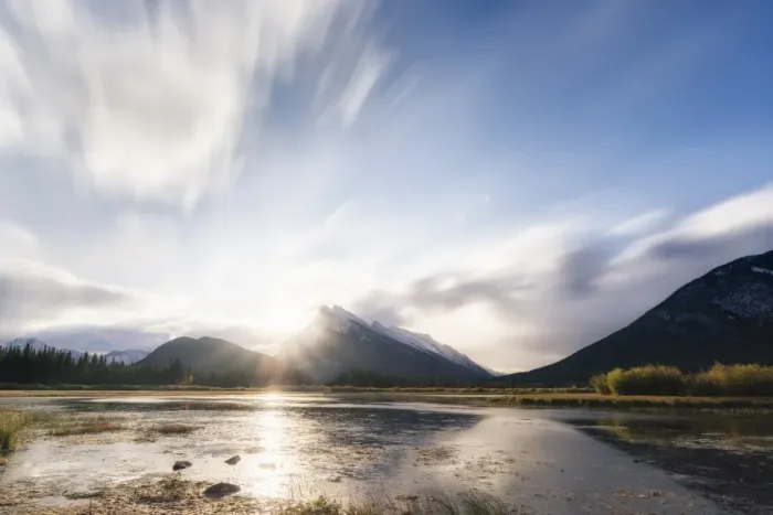 Framed Print : Sunrise at the Vermilion Lakes, Banff National Park, UNESCO World Heritage Site, Canadian Rockies Framed Print : Sunrise at the Vermilion Lakes, Banff National Park, UNESCO World Heritage Site, Canadian Rockies