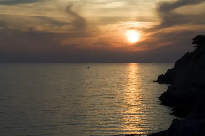 Framed Print : Sunset, Assos Framed Print : Sunset, Assos