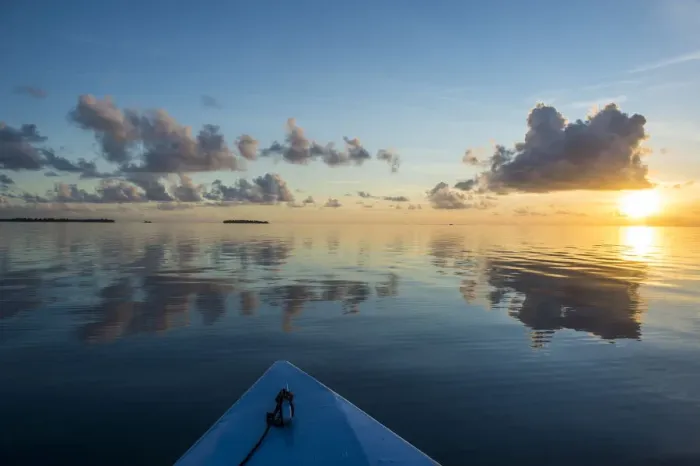 Framed Print : Sunset over the calm waters of Tikehau, Tuamotus, French Polynesia, Pacific Framed Print : Sunset over the calm waters of Tikehau, Tuamotus, French Polynesia, Pacific