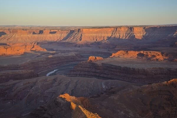 Sunset over Dead Horse Point State Park, Utah, United States of America, North America