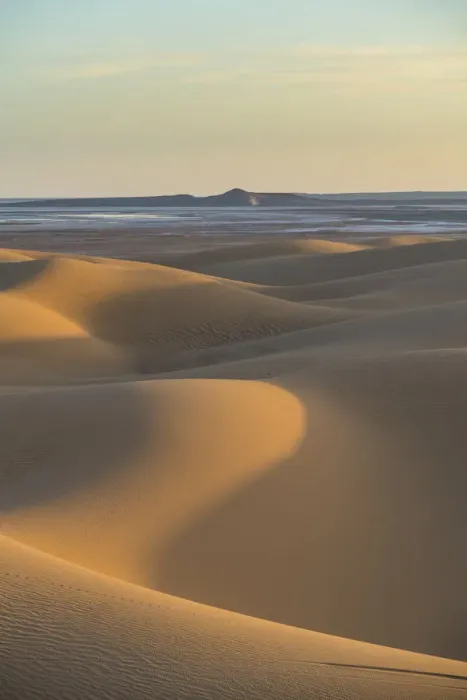 Framed Print : Sunset in the giant sand dunes of the Sahara Desert, Timimoun, western Algeria, North Framed Print : Sunset in the giant sand dunes of the Sahara Desert, Timimoun, western Algeria, North