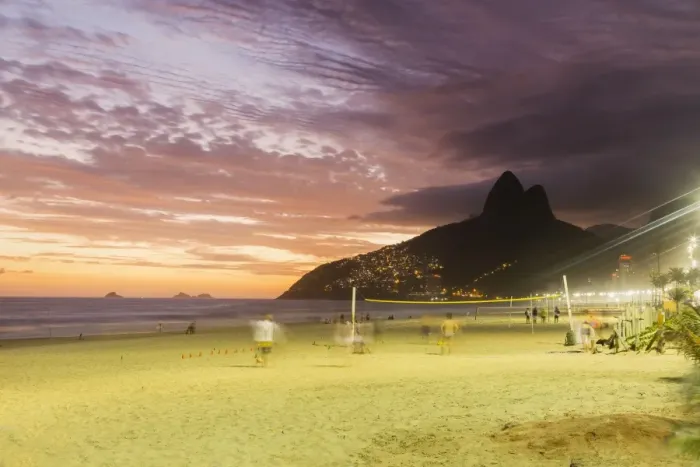 Framed Print : Sunset, Ipanema Beach, Rio de Janeiro, Brazil, South America Framed Print : Sunset, Ipanema Beach, Rio de Janeiro, Brazil, South America