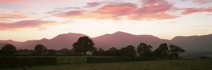 Framed Print : Sunset over Lakeland fells from Castlerigg stone circle, near Keswick, Lake District Framed Print : Sunset over Lakeland fells from Castlerigg stone circle, near Keswick, Lake District