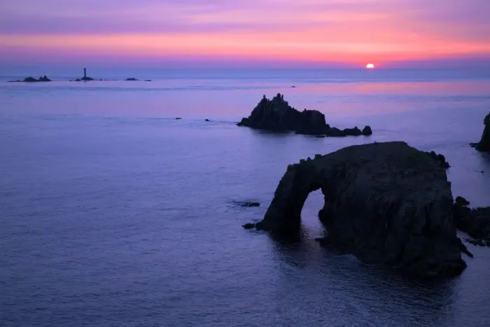 Framed Print : Sunset at Longships Lighthouse, Enys Dodnan and the Armed Knight, Lands End, Cornwall, England, United Kingdom, Europe Framed Print : Sunset at Longships Lighthouse, Enys Dodnan and the Armed Knight, Lands End, Cornwall, England, United Kingdom, Europe