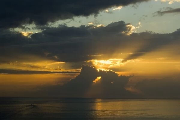 sunset in the Manuel Antonio Area, Pacific Coast, Costa Rica