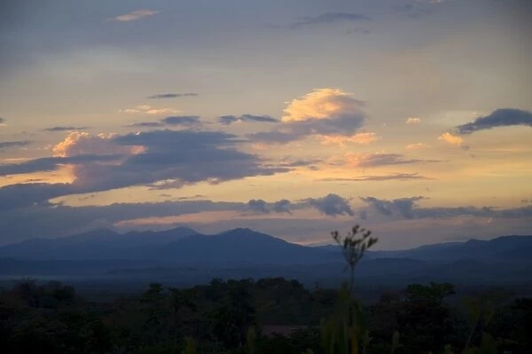 Sunset in the Manuel Antonio area, Pacific Coast, Costa Rica, Central America