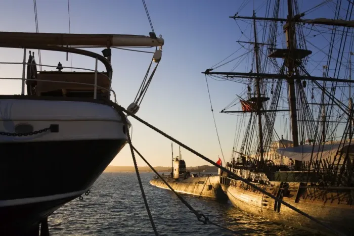 Framed Print : Sunset at the Maritime Museum, San Diego, California, United States of America Framed Print : Sunset at the Maritime Museum, San Diego, California, United States of America