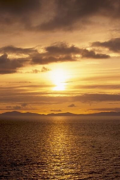 Sunset over the Minch