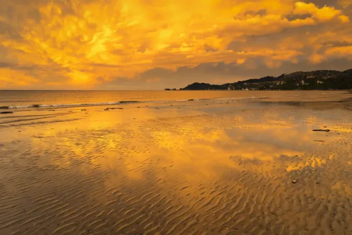 Framed Print : Sunset at Pohara Beach, Golden Bay, Tasman, South Island, New Zealand, Pacific Framed Print : Sunset at Pohara Beach, Golden Bay, Tasman, South Island, New Zealand, Pacific