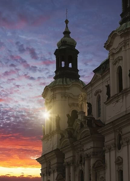Sunset, Prague, Czech Republic, Europe