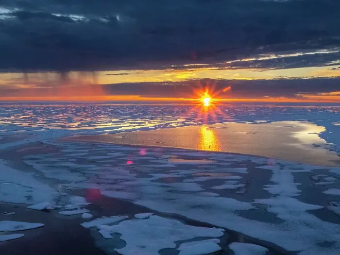 Framed Print : Sunset and rain showers in the heavy pack ice in McClintock Channel, Northwest Passage, Nunavut, Canada, North America Framed Print : Sunset and rain showers in the heavy pack ice in McClintock Channel, Northwest Passage, Nunavut, Canada, North America