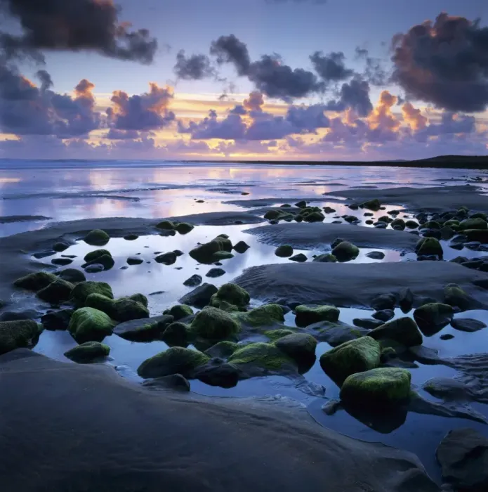 Framed Print : Sunset over rock pool, Strandhill, County Sligo, Connacht, Republic of Ireland, Europe Framed Print : Sunset over rock pool, Strandhill, County Sligo, Connacht, Republic of Ireland, Europe