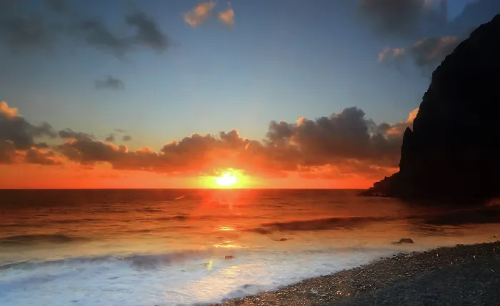 Framed Print : Sunset, south coast, Madeira Framed Print : Sunset, south coast, Madeira