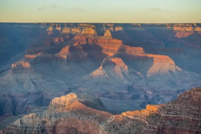 Framed Print : Sunset over the south rim of the Grand Canyon, UNESCO World Heritage Site, Arizona, United States of America, North America Framed Print : Sunset over the south rim of the Grand Canyon, UNESCO World Heritage Site, Arizona, United States of America, North America
