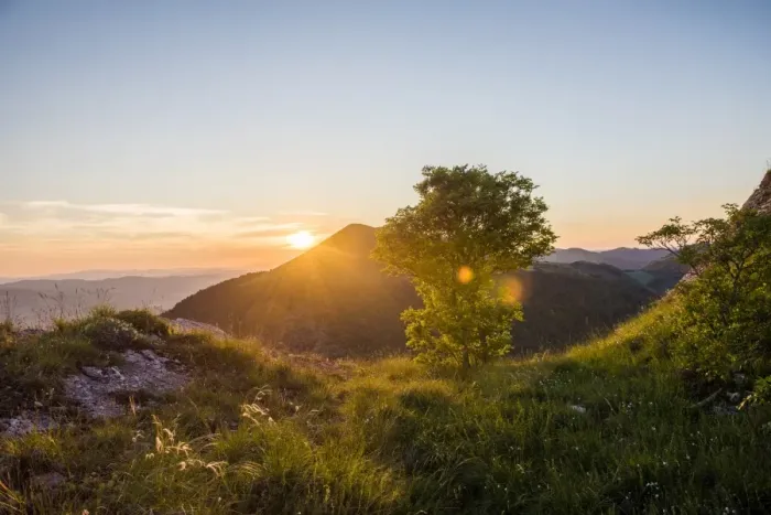 Framed Print : Sunset in spring, Gubbio, Umbria, Italy, Europe Framed Print : Sunset in spring, Gubbio, Umbria, Italy, Europe