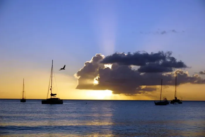 Framed Print : Sunset, St. Kitts and Nevis, Leeward Islands, West Indies, Caribbean, Central America Framed Print : Sunset, St. Kitts and Nevis, Leeward Islands, West Indies, Caribbean, Central America