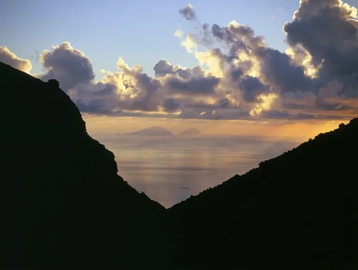 Framed Print : Sunset, Stromboli Island Framed Print : Sunset, Stromboli Island