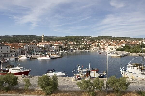 Supetar, the main town on the island of Brac, Croatia, Europe