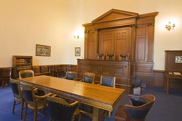 Supreme Court in the Old State Capitol Building, Carson City, Nevada, United States of America