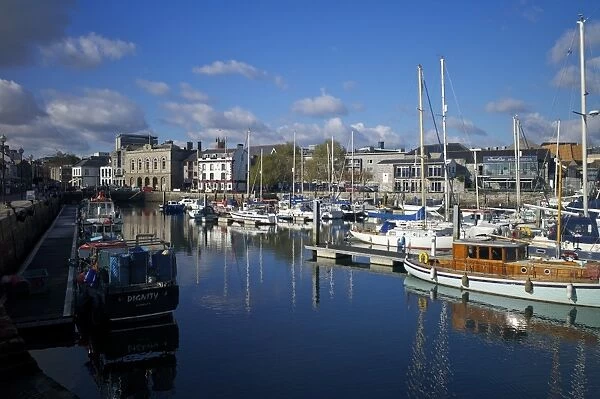 Sutton Harbour Marina, Plymouth, Devon, England, United Kingdom, Europe