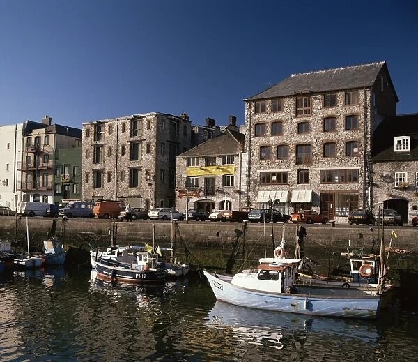 Sutton Harbour and Old Plymouth, Plymouth, Devon, England, United Kingdom, Europe