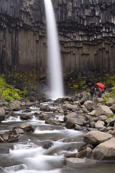 Svartifoss (Black Falls) waterfall